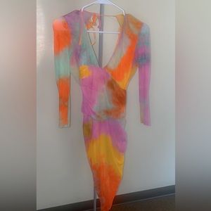Multi-colored dress size:XS